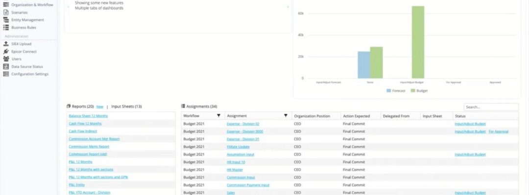 Epicor Financial Planner (EFP) Product Demo | Epicor Kinetic